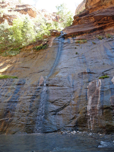 Waterfall The Narrows Zion UT