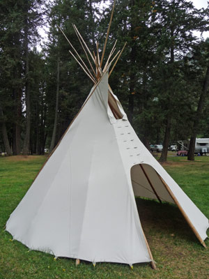 Nez Perce tepee Wallowa Lake OR