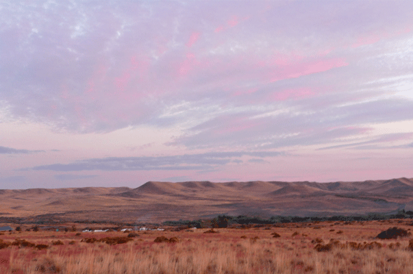 Bruneau Dunes hills sunset