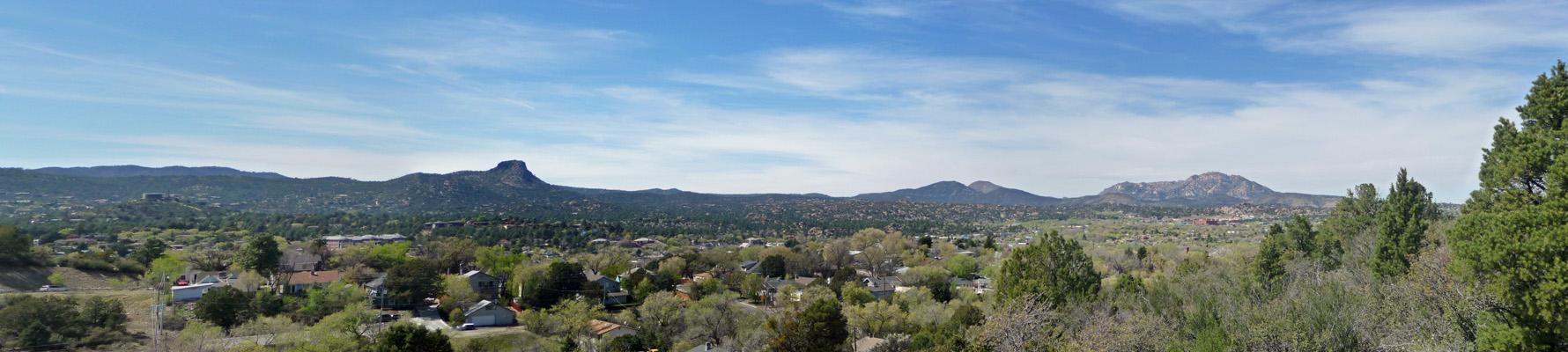 Acker Park trail view Prescott, AZ