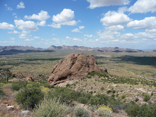 View from Treasure Loop Trail