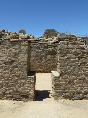 T-shaped doorway Aztec Ruins NM