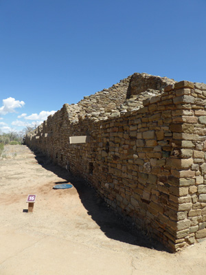 North wall Aztec Ruins NM