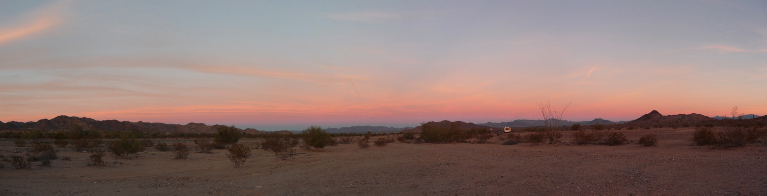 Sunset Quartzsite AZ