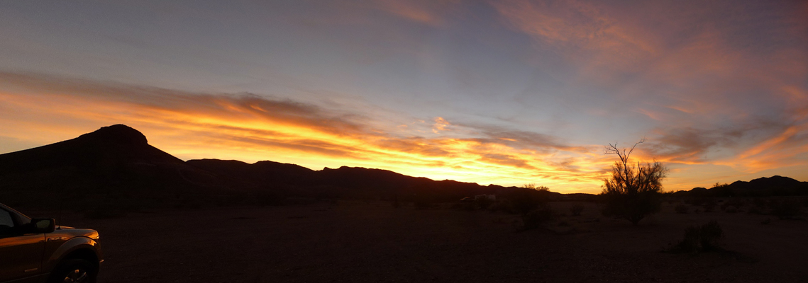 Sunset Quartzsite AZ