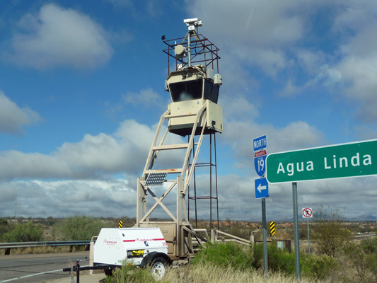 Border Patrol Tower on I-19 Arizona