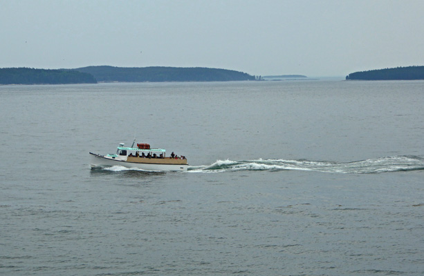 Bass Harbor Light tour boat