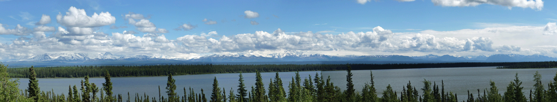 Wrangell Mountains and Willow Lake Alaska
