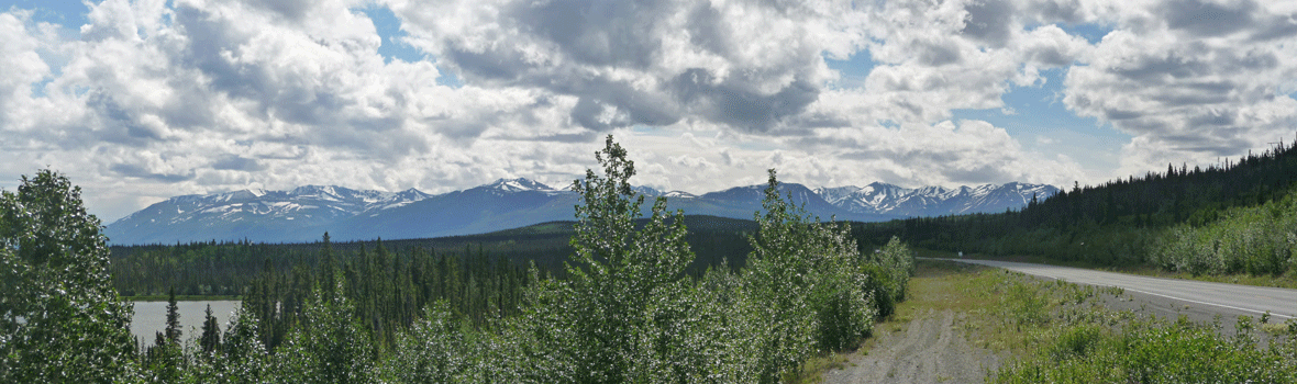 Chugach Mountains from Richardson Highway
