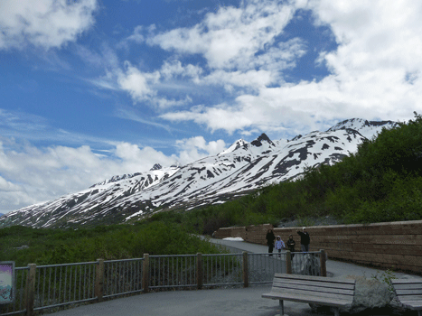 View from Worthington Glacier Alaska