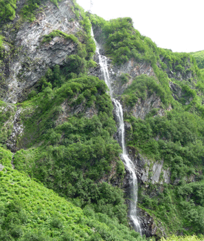 Falls near Bridal Veil Falls Alaska