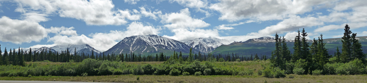 Mountains south of Kluane Lake Yukon