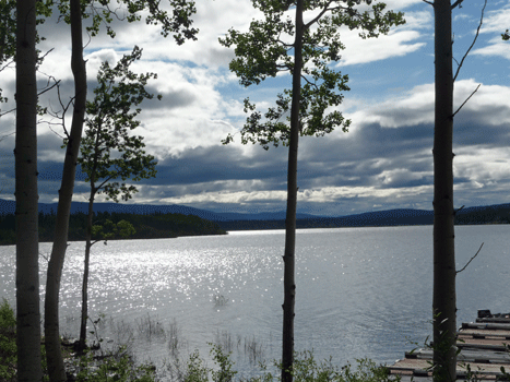 Lake Teslin Yukon