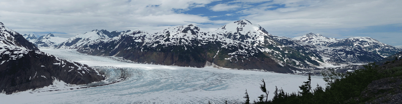 Salmon Glacier Panorama BC