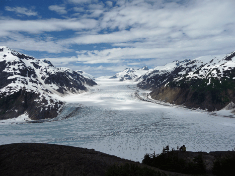 Salmon Glacier from final viewpoint BC