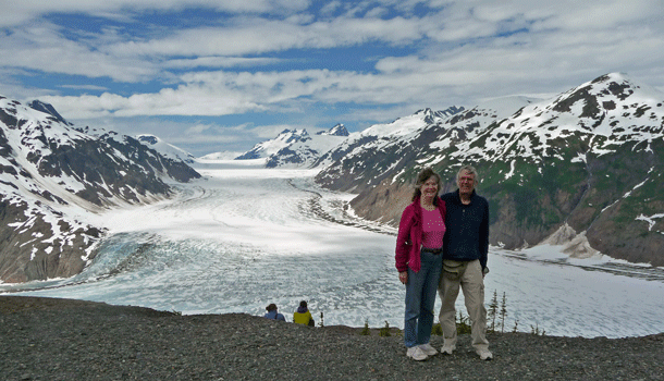 Sara Schurr and Walter Cooke Salmon Glacier BC