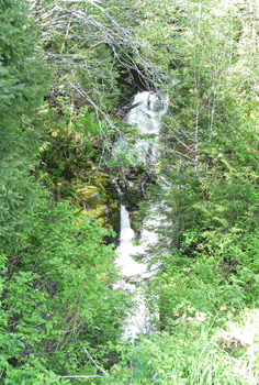 Second Waterfall on South Tongass Highway Alaska