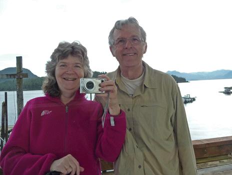 Sara Schurr and Walter Cooke Clover Pass Resort AK