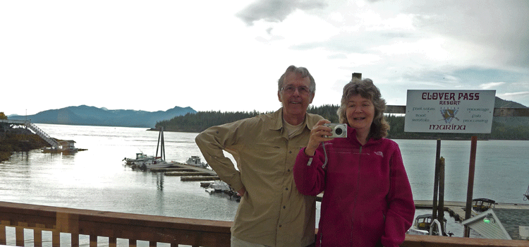Walter Cooke and Sara Schurr Clover Pass Resort Ketchikan AK