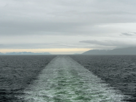 Ferry Taku wake Ketichkan to Wrangell AK