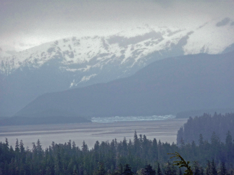 LeConte Glacier from 3 Lakes Road Petersburg AK