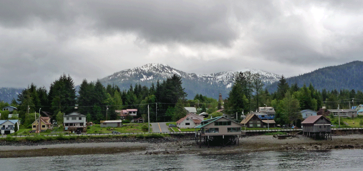Petersburg AK from the Ferry