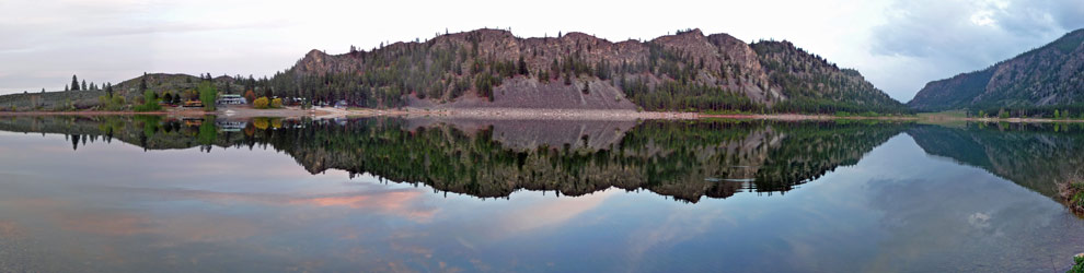 Sunset Panorama at Alta Lake State Park WA