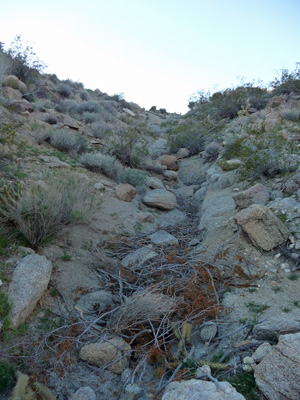 Uphill northward portion of Foot and Walker Pass