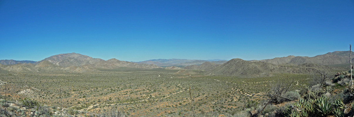 Blair Valley from Ghost Mt Trail