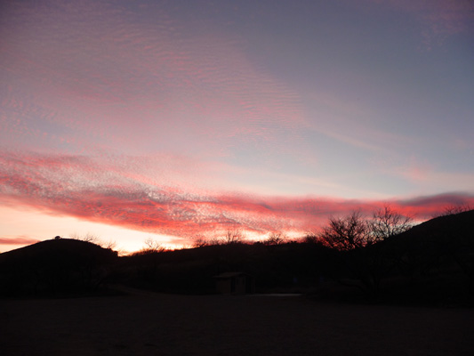 Sunset Arivaca Lake AZ