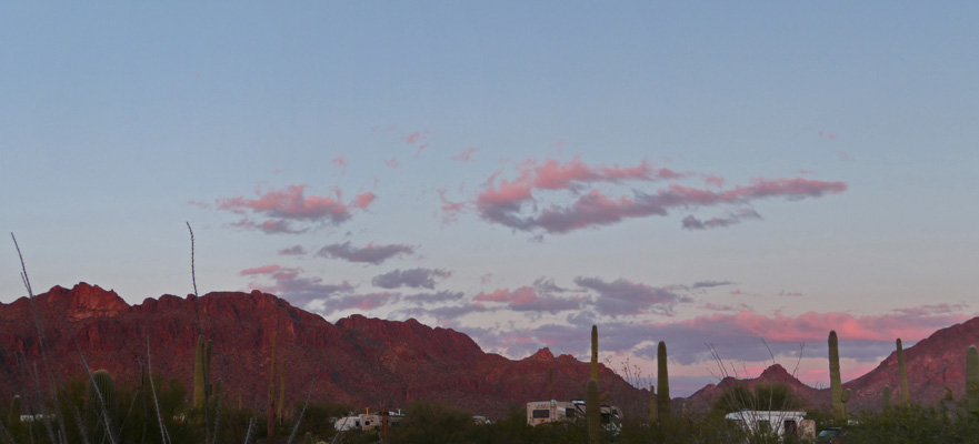 Sunset Gilbert Ray campground