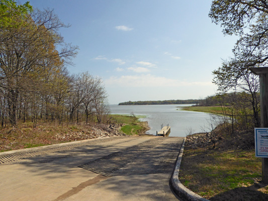 Honey Creek Boatramp Cooper Lake SP