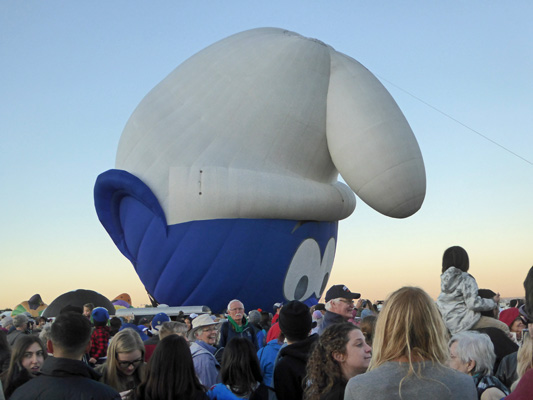 Smurf balloon