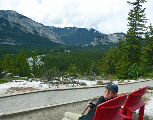 Red Chairs Hoodoo Trail Banff