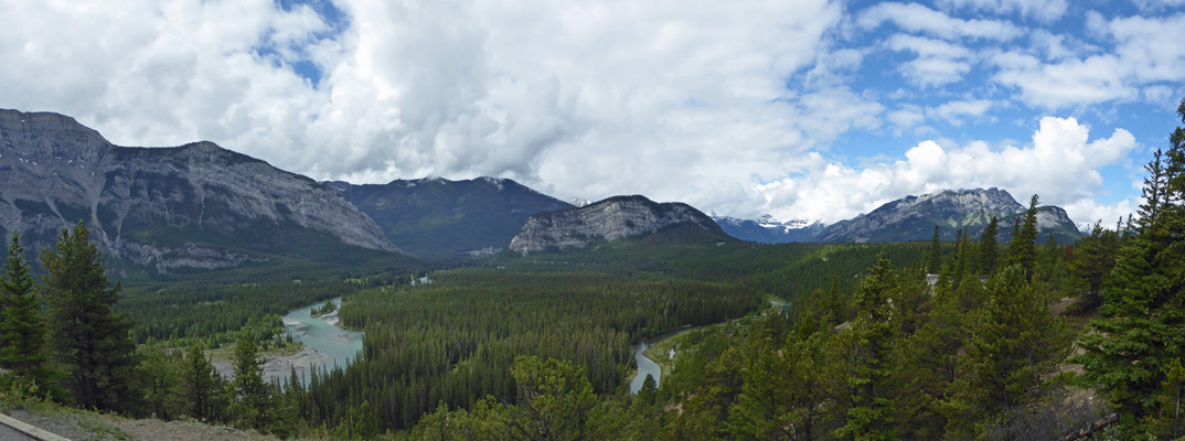 Mountains from Hoodoo Trail