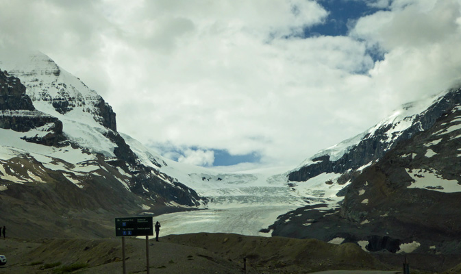 Toe of Athabasca Glacier