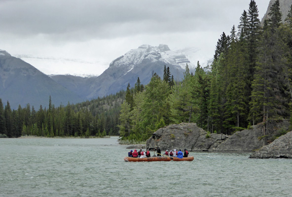 Bow River rafters