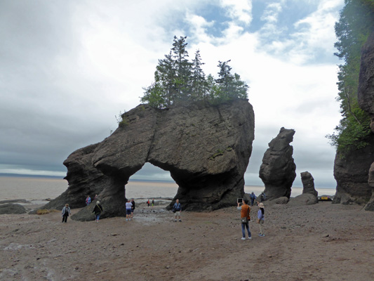 Lovers Arch Hopewell Rock NB