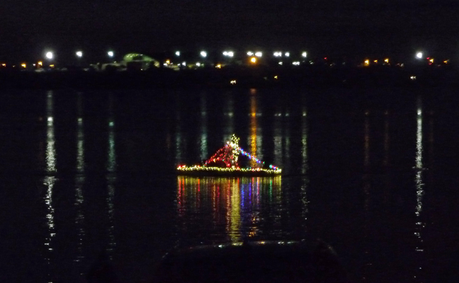 Lighted boat