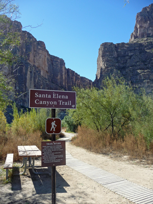 Santa Elena Canyon Trailhead