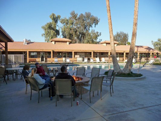 Happy Hour Rio Bend RV Resort El Centro CA