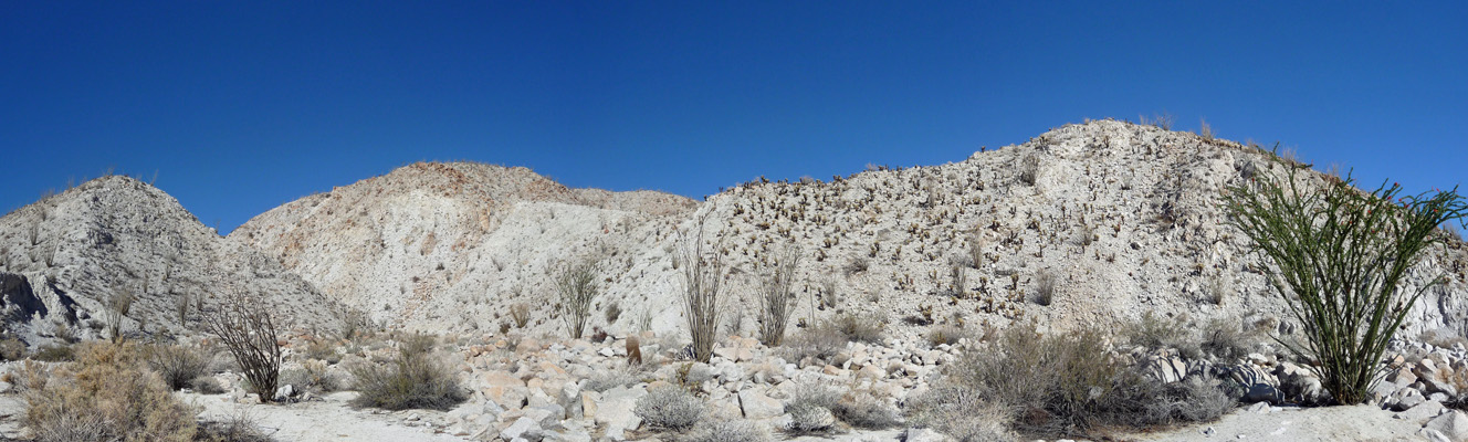 Trailhead at Torote Canyon Anza Borrego CA