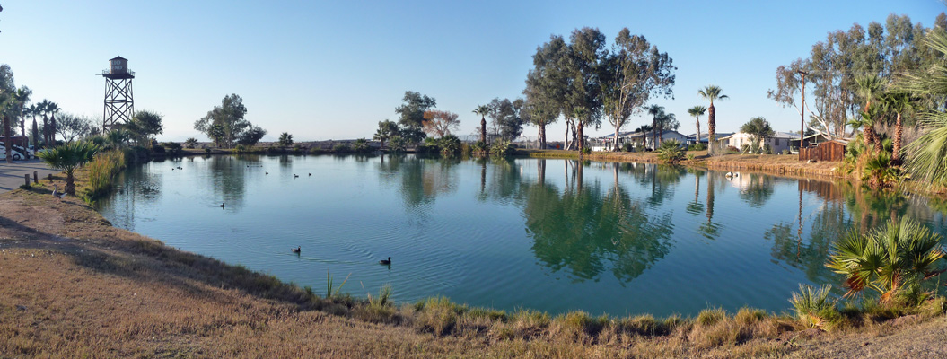 Pond Rio Bend RV Park El Centro CA