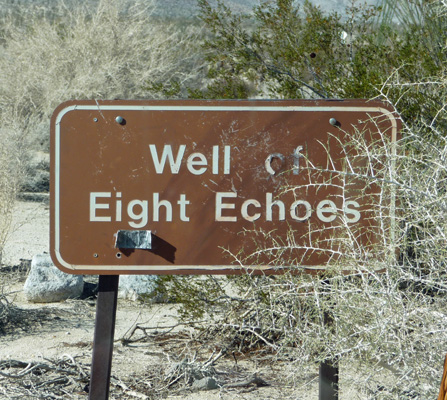 Well of the Eight Echoes sign