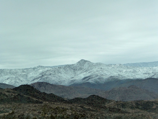 Snow Ocotillo, CA