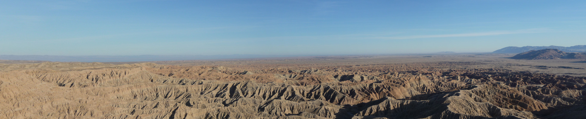 Foss Point looking east Anza Borrego