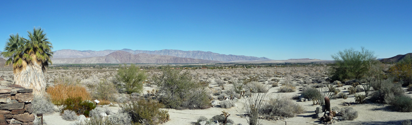 Anza Borrego Visitor Center roof view