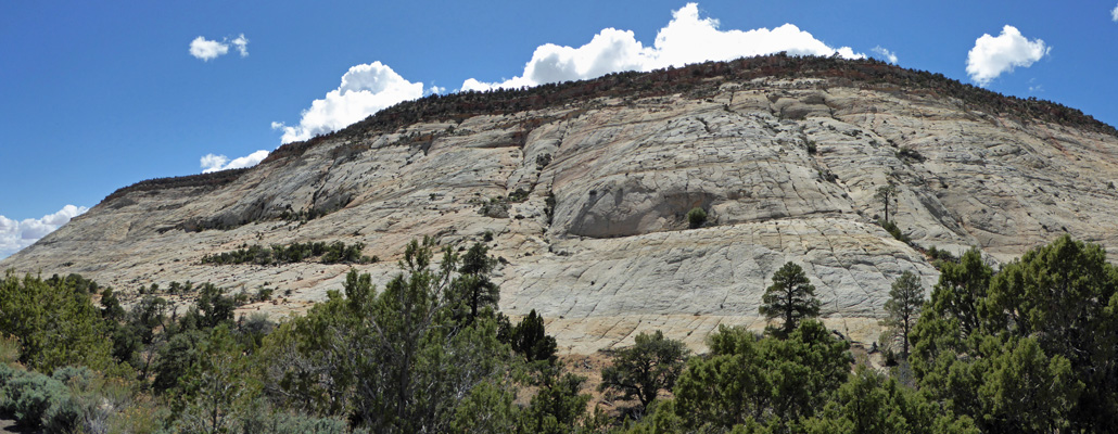 Burr Trail grey formations