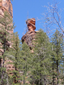 Rock Formations at Oak Creek Canyon Sedona AZ