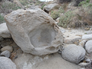 Holey rock at Agua Caliente Regional Park CA